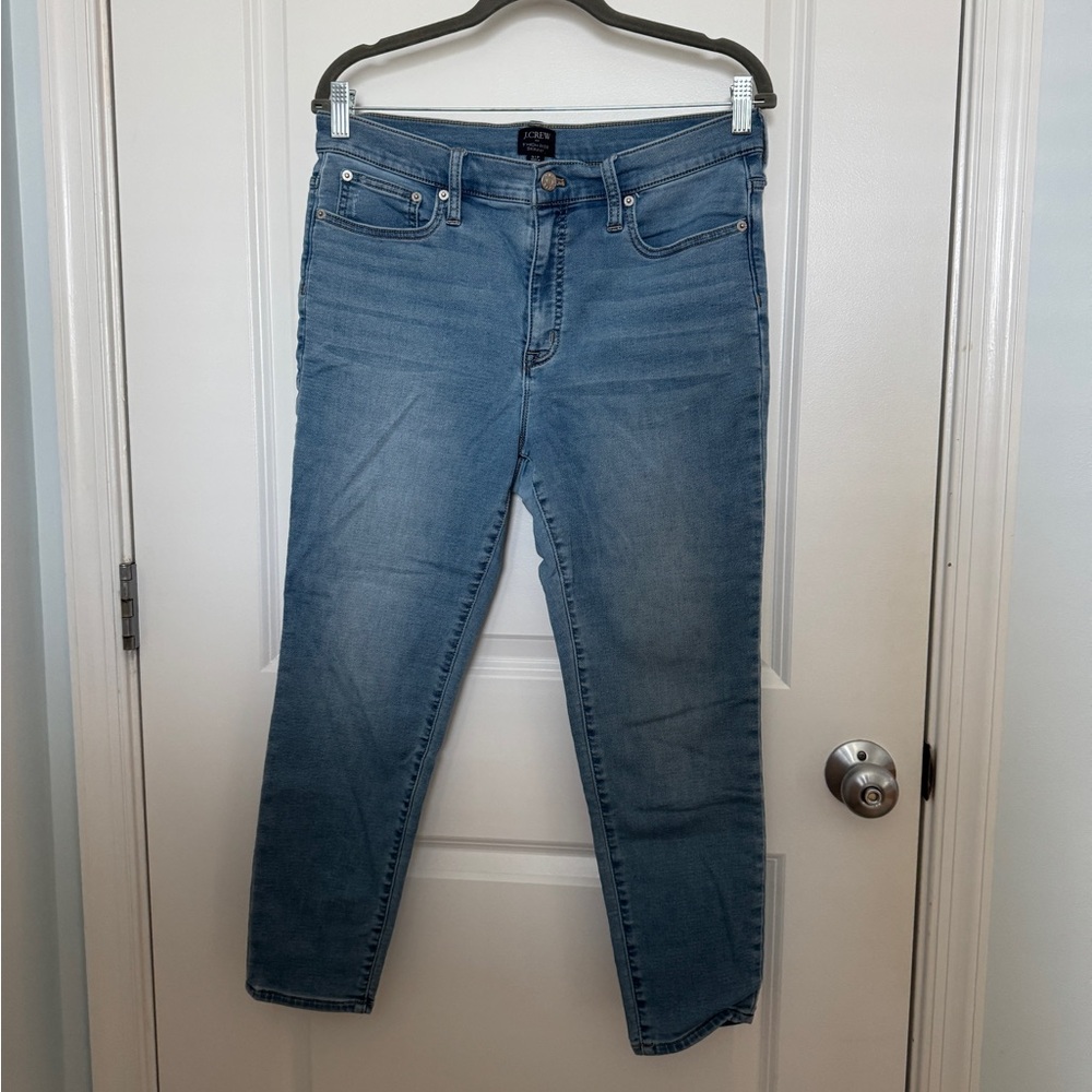 J. Crew Women’s 9” High-Raise Skinny Jeans Medium Wash Size 31 Petite
